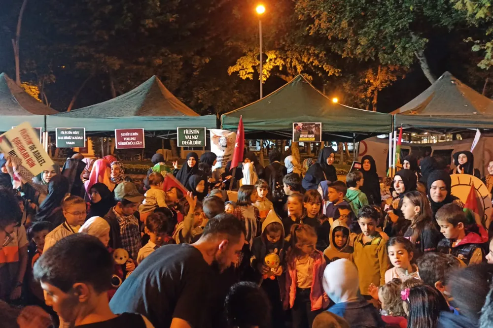 Sakaryalı minikler Filistinli kardeşleri için seslendi: “Çocuklar Ölmesin”