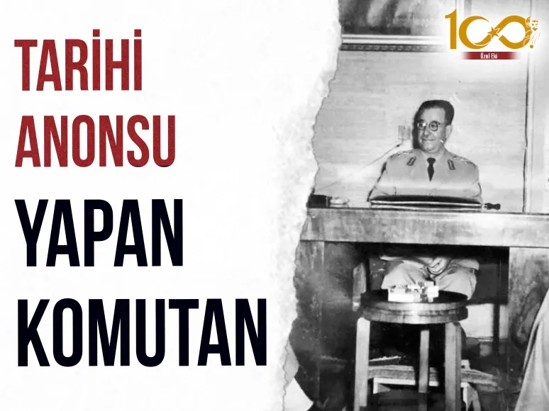 İzmir postanesinde tarihi anonsu yapan komutan: Anadolu düşman işgalinden kurtarılmıştır