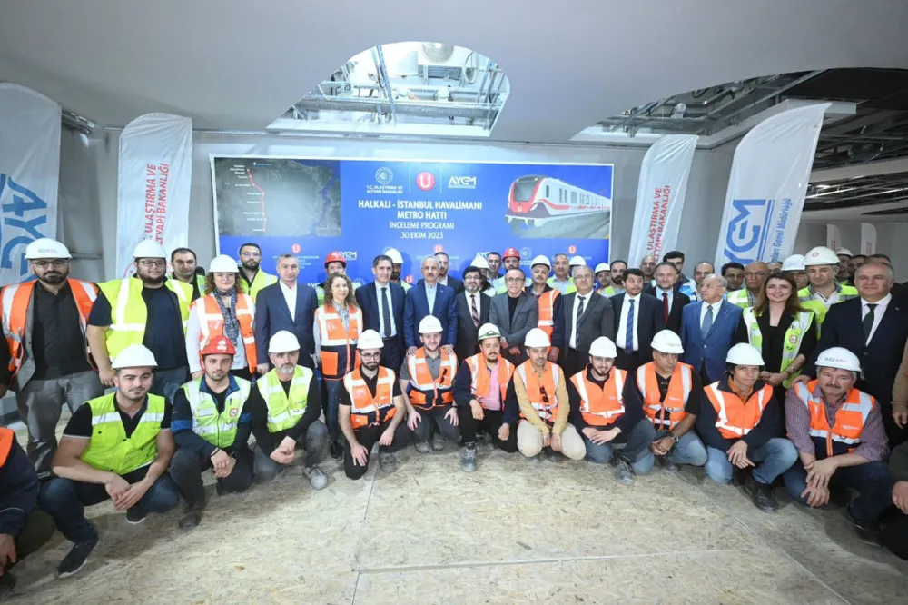 9 projede 102 kilometre raylı sistem inşaatı devam ediyor