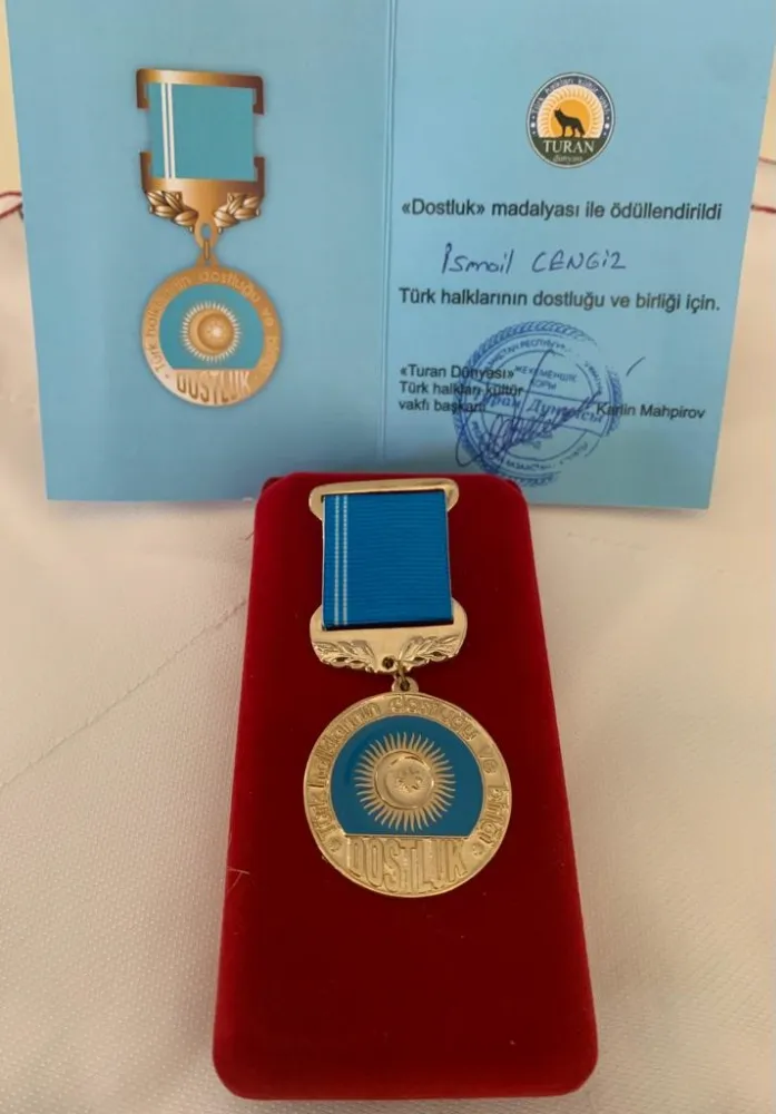 KAZAKİSTAN’DAN İSMAİL CENGİZ’E “DOSTLUK” MADALYASI