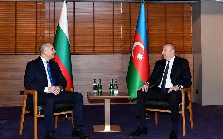 İlham Aliyev, Bulgaristan Cumhurbaşkanı ile görüştü