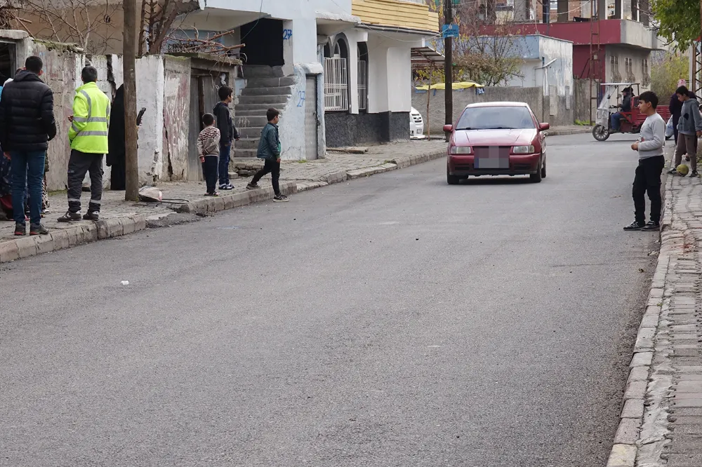 Ölümlü kazanın yaşandığı caddede 