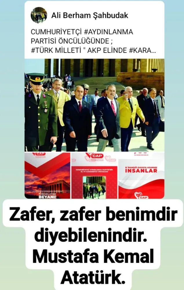 CUMHURİYETİMİZ AYDINLIĞA KAVUŞTURULMASI İÇİN UYANMA ZAMANI GELDİ.! 