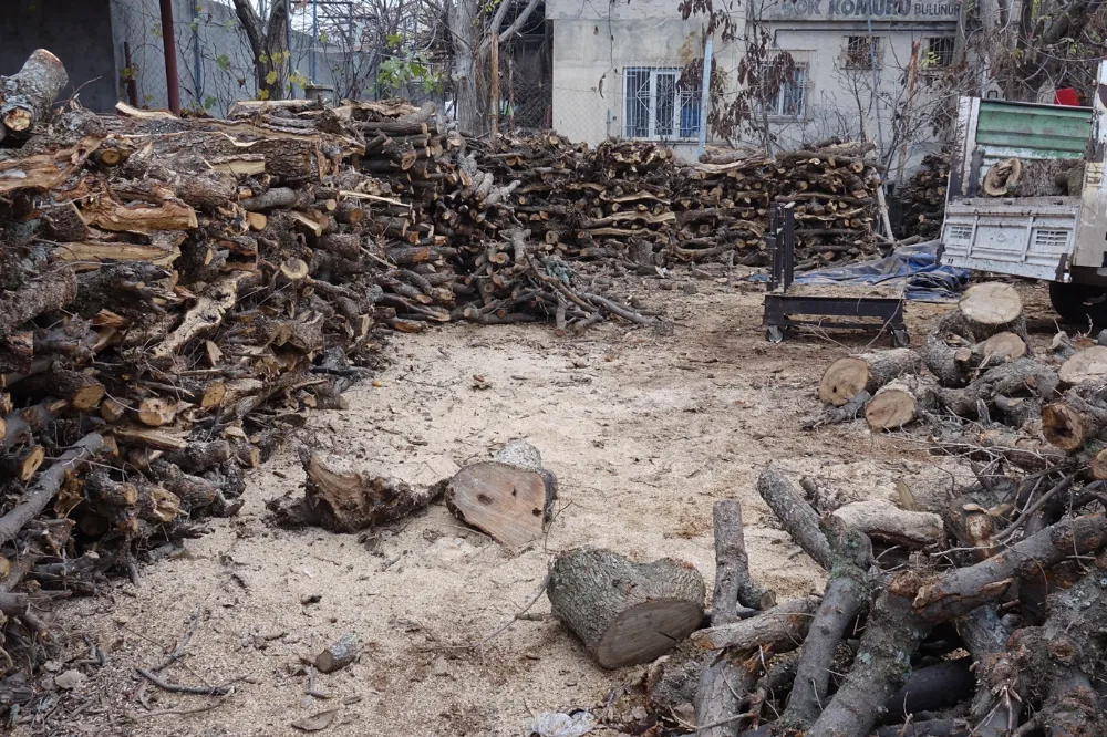 Odun satışları mahrukatçıların yüzünü güldürdü