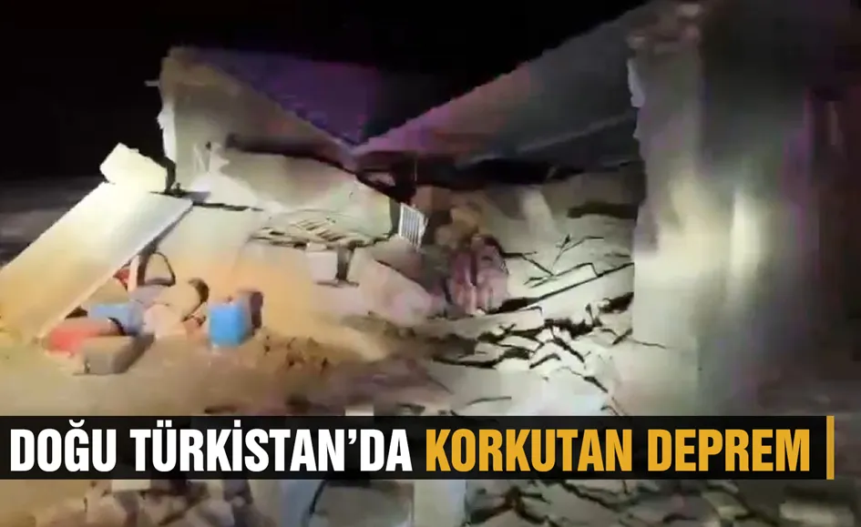 Doğu Türkistan’da Korkutan deprem!
