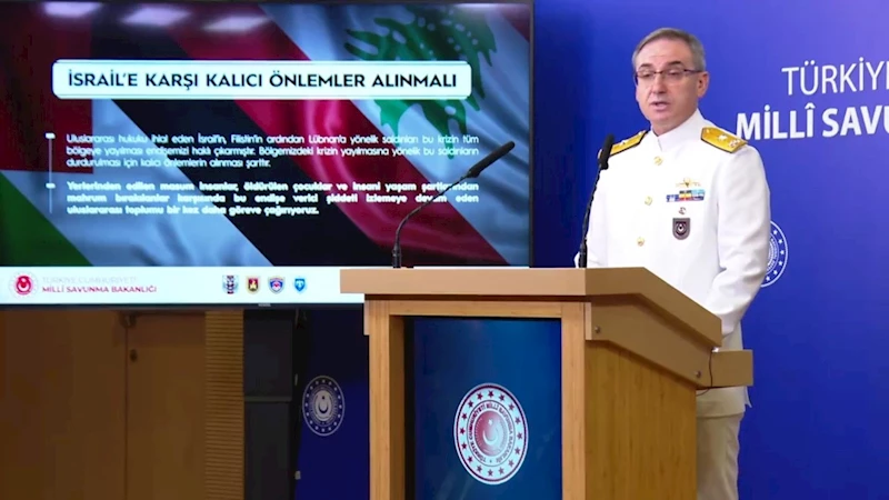 Milli Savunma Bakanlığı’ndan İsrail’e: 