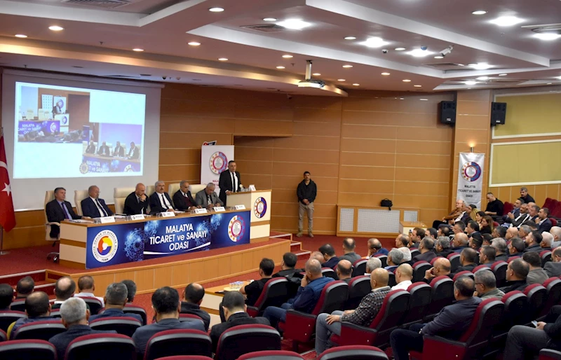 Vali Seddar Yavuz, Malatya TSO’nun meclis toplantısına katıldı 
