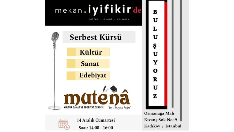 Kültür, sanat ve edebiyat tutkunları Kadıköy’de buluşuyor: 