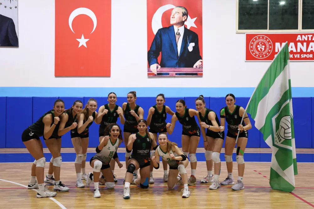 TRENDY HOTELS MANAVGAT BELEDİYESPOR ZİRVEYE KURULDU