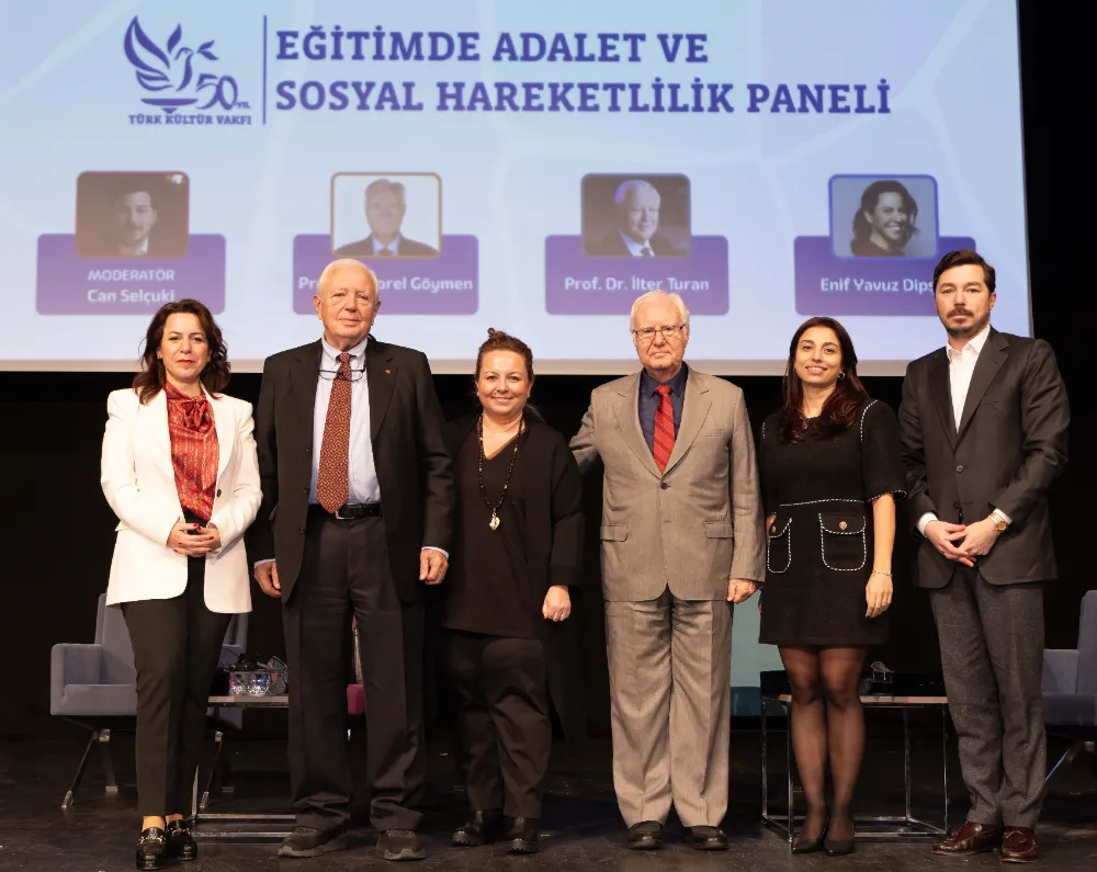  TÜRK KÜLTÜR VAKFI’NDAN 50. YILINDA “EĞİTİMDE ADALET VE SOSYAL HAREKETLİLİK” PANELİ