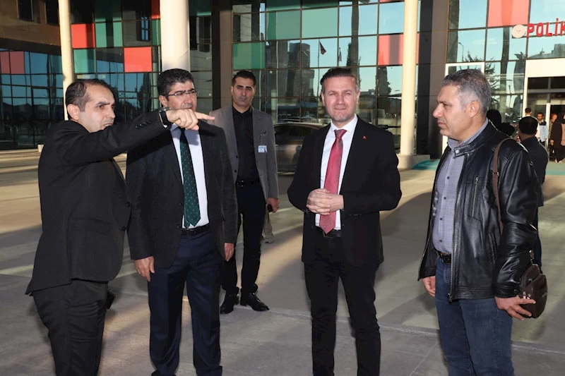 Sağlık Müdürü Prof.Dr. Mehmet Şirik, taşınacak birimlerin planlanması inceledi 