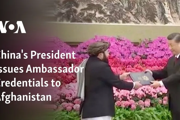 Çin Devlet Başkanı Afgan Temsilcinin Güvencesini Kabul Etti
