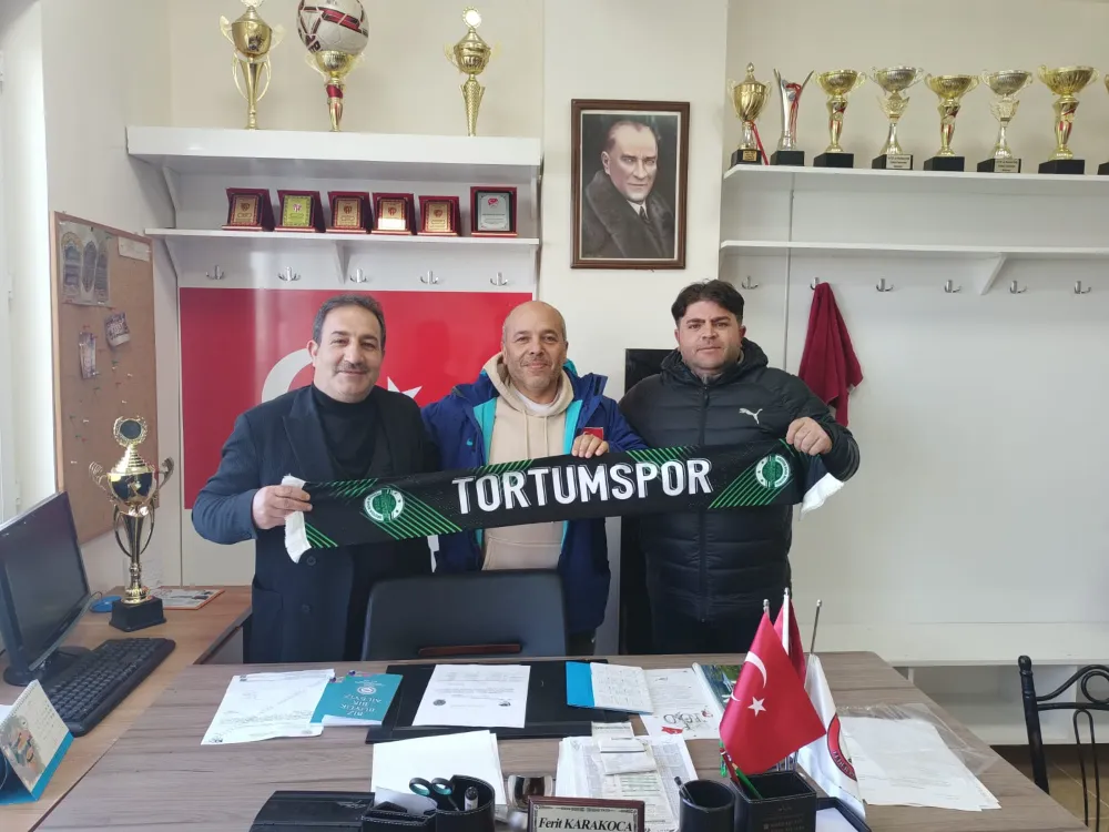 TORTUM SPOR YÖNETİMİNDEN FUTBOL İL TEMSİLCİSİNE ZİYARET