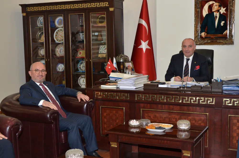 TSE BAŞKANI ŞAHİN’DEN, BAŞKAN ÖZAKALIN’A ZİYARET