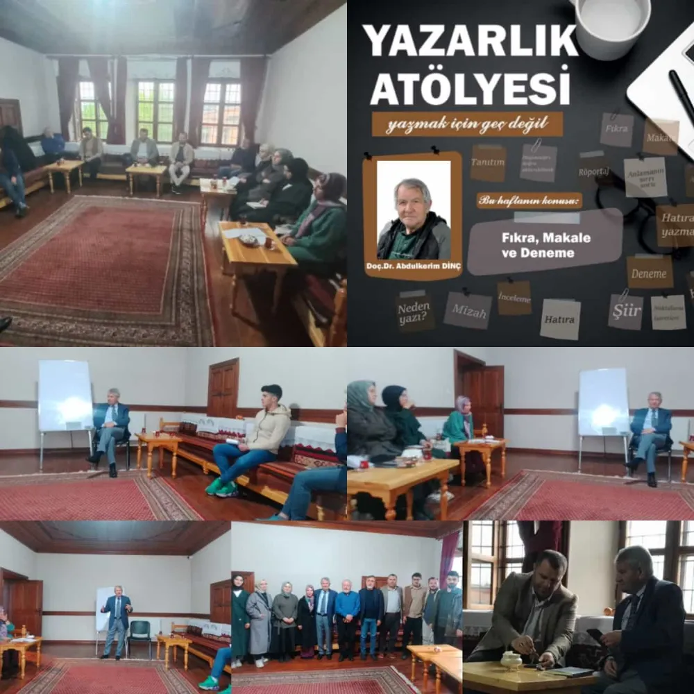TYB Erzurum Yazarlık Atölyesinde eğitime devam 