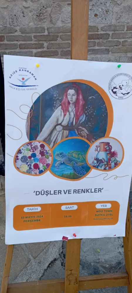 DÜŞLER VE RENKLER SERGİSİ GERÇEKLEŞTİRİLDİ