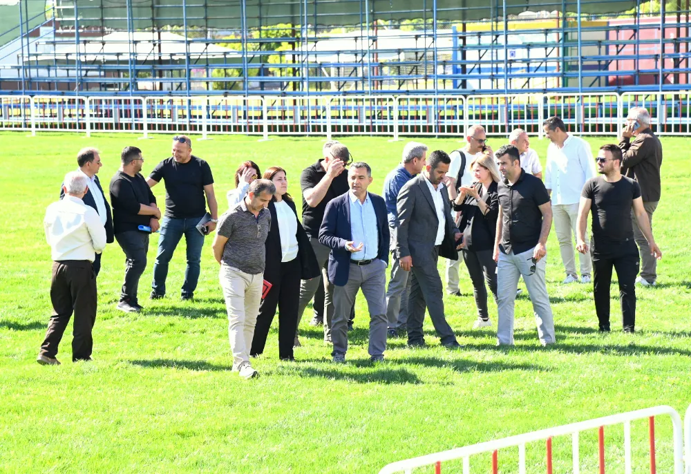 BAŞKAN KARA GÜREŞ HAZIRLIKLARINI YERİNDE İNCELEDİ