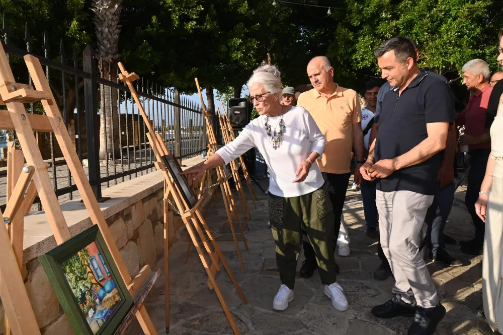 BERRİN KÜÇÜK’ÜN SERGİSİ MANAVGATLILARLA BULUŞTU