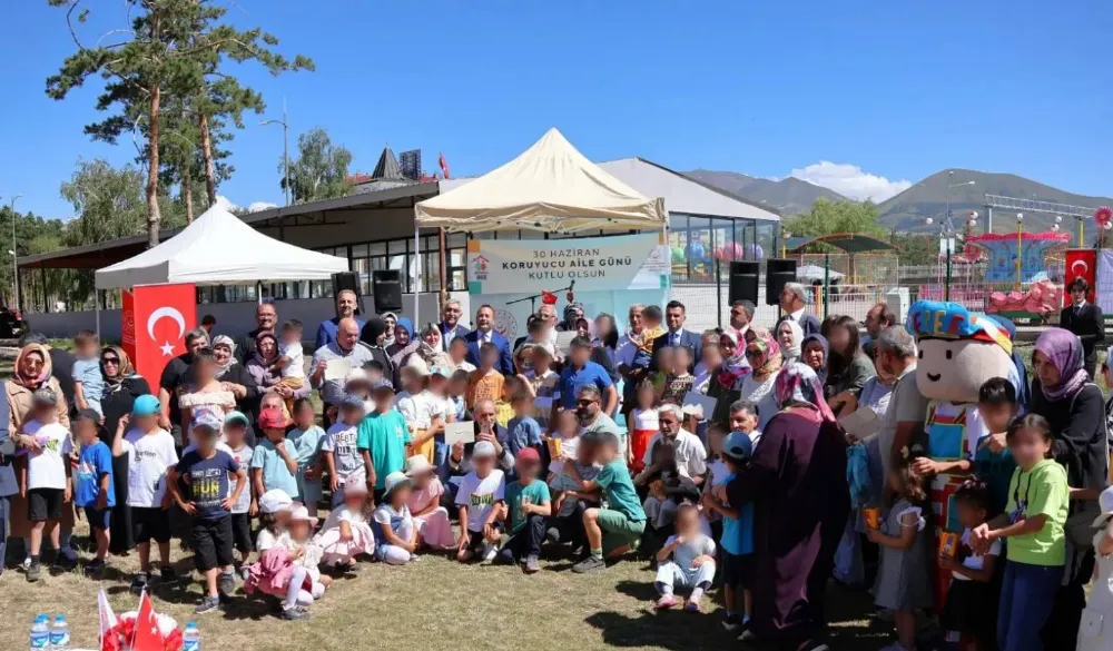 Erzurum Valiliği himayesinde Çocuklar ve Aileler Gönüllerince Eğlendi 