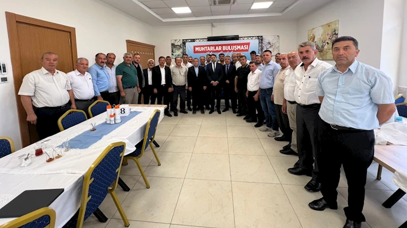 Büyükşehir Belediyesi, muhtar buluşmalarını sürdürüyor 