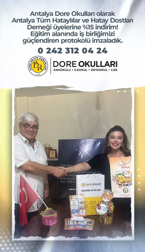 TÜMHATAYDER ile DORE OKULLARI ARASINDA PROTOKOL İMZALANDI