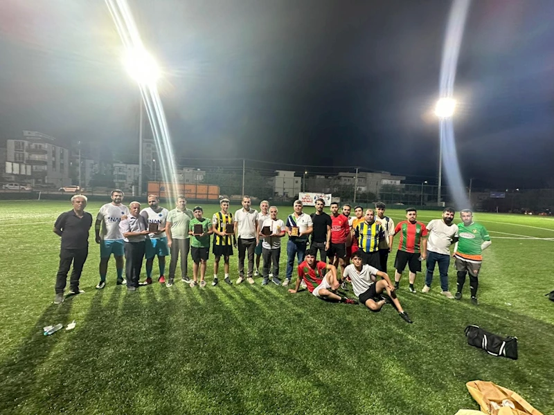 Uyuşturucuya Geçit Vermeyeceğiz Futbol Turnuvası sona erdi 