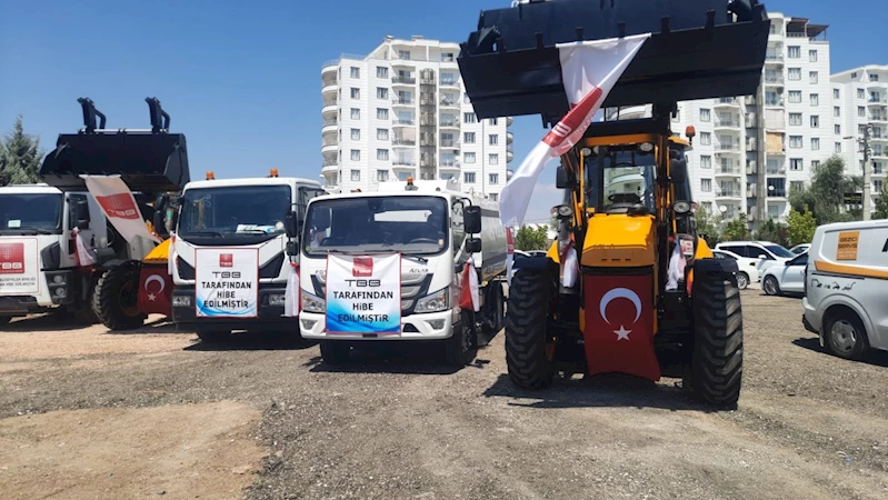 TBB‘den Adıyaman Belediyesine 12 araçlık hibe  - Videolu Haber