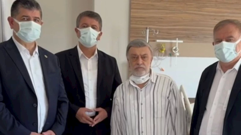 Başkan Tutdere, Kahtalı Mıçı’yı hastanede ziyaret etti  - Videolu Haber