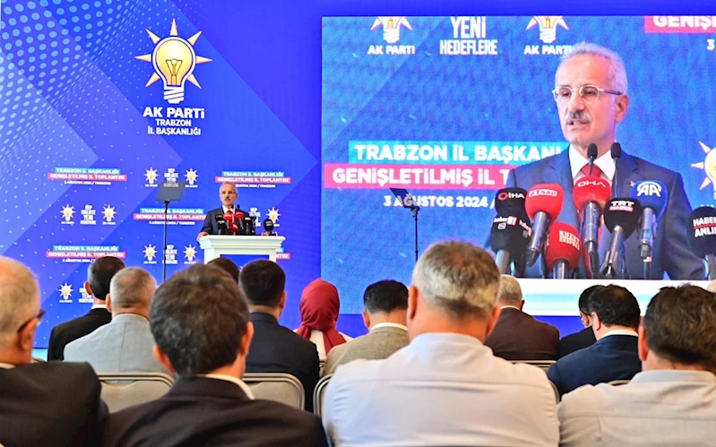 Bakan Uraloğlu: Trabzon’a 22 yılda 147,5 milyar lira yatırım gerçekleştirdik 
