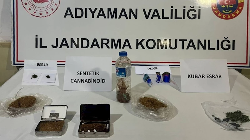 Adıyaman Jandarma’dan uyuşturucu operasyonu: 23 şüpheli gözaltında 
