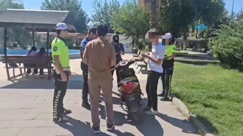 Kask takmayan 6 motosiklet sürücüsüne 65 bin 198 TL ceza  - Videolu Haber