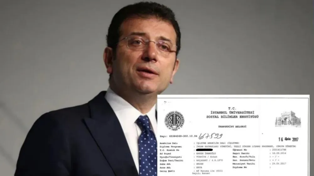 Ekrem İmamoğlu’nun diploması iptal mi edilecek?
