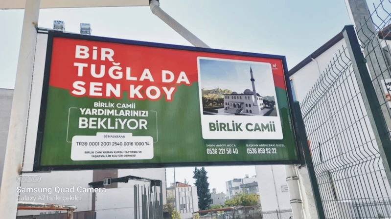 Birlik camisi hayırseverlerin desteğini bekliyor 