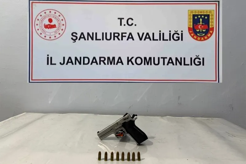 Şanlıurfa’da ruhsatsız silah operasyonu