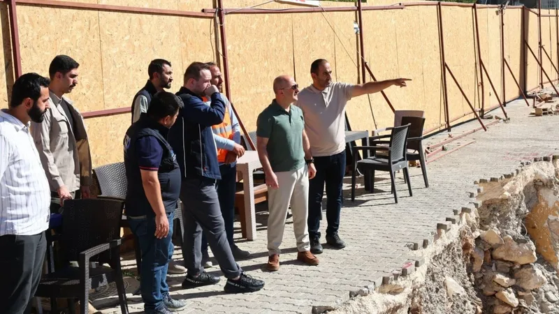  Adıyaman’da 1. Etap Çarşı Projesi’nde çalışmalar tüm hızıyla sürüyor 