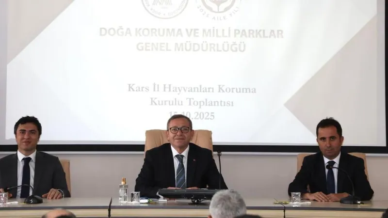 İl Hayvanları Koruma Kurulu Toplantısı Vali Ziya Polat başkanlığında gerçekleştirildi