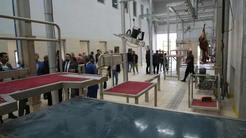 Adıyaman’da modern kesimhane ilk kesimle hizmete başladı 