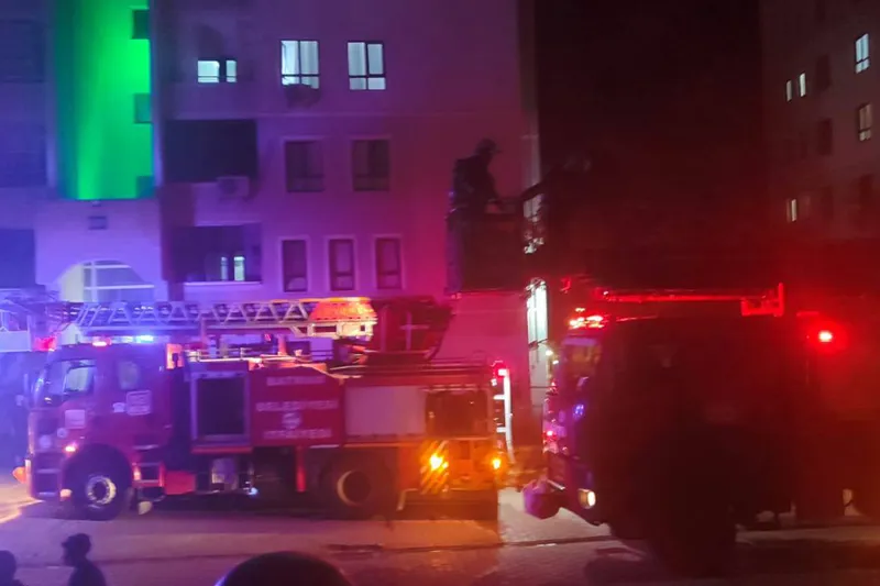 Batman Emekli TOKİ konutlarında yangın paniği