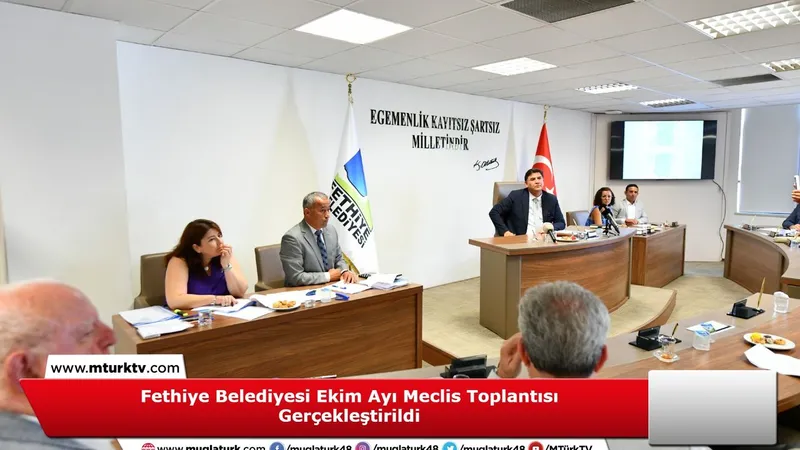 Fethiye Belediyesi Meclis Toplantısı Gerçekleştirildi
