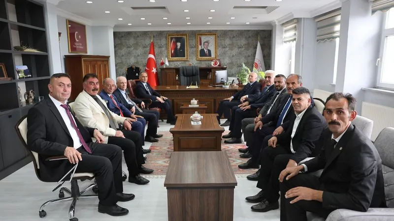 TZOB Genel Başkanı Şemsi Bayraktar’dan Kars Tarım İl Müdürlüğü’ne ziyaret