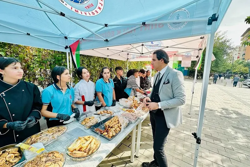 Siirtli öğrencilerden Gazze’ye anlamlı destek: Kermes gelirleri Filistin’e gönderilecek