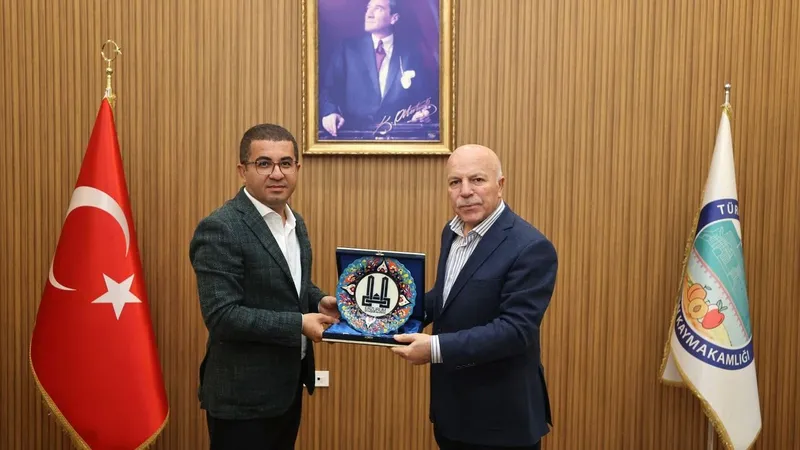 Erzurum Büyükşehir Belediye Başkanı Sekmen’den Kağızman Kaymakamlığı’na Ziyaret
