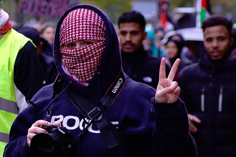 Kopenhag’da Gazze’ye destek gösterileri düzenlendi