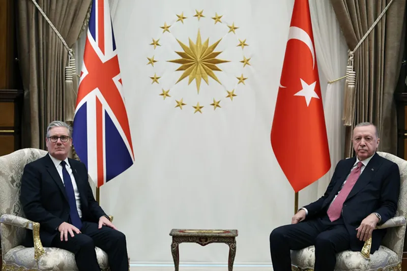 İngiltere Başbakanı Starmer Cumhurbaşkanlığı Külliyesinde