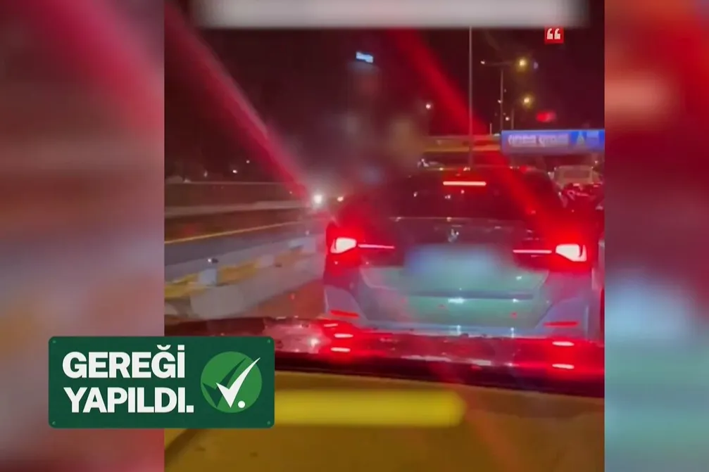 Kadın sürücüye saldıran trafik zorbası yakalandı