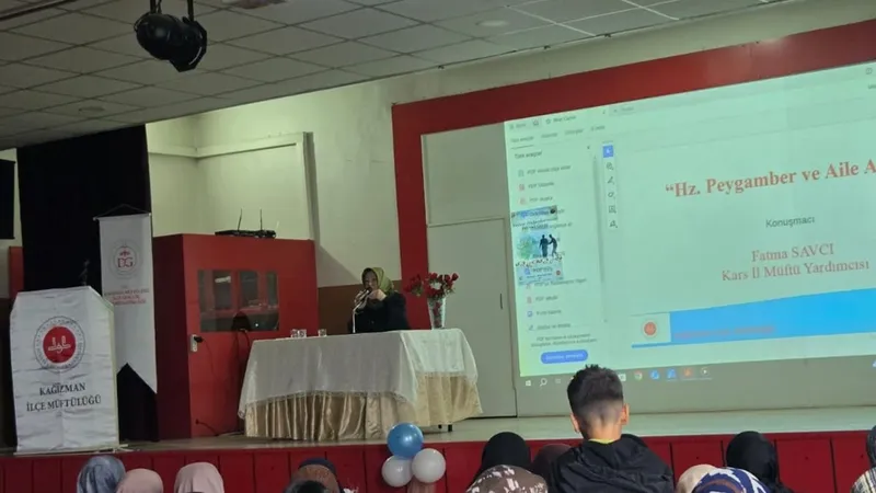 Kağızman’da Hanımlara Yönelik Mevlid-i Nebi konferansı düzenlendi