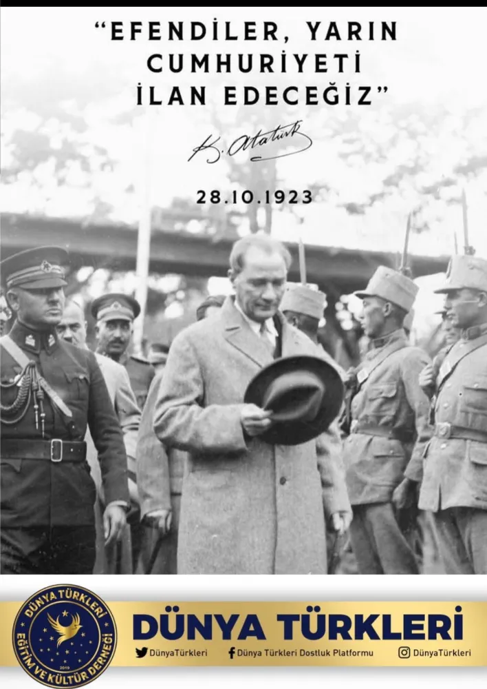 YAŞASIN CUMHURİYET!