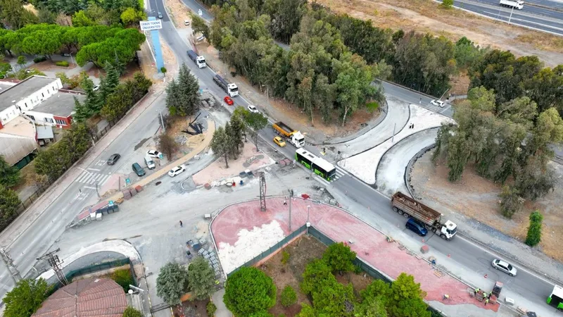 GTÜ Kavşağı yeni haliyle trafiği rahatlatacak