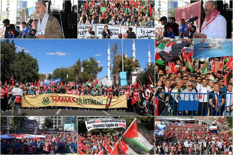 Ankara’da Gazze için 