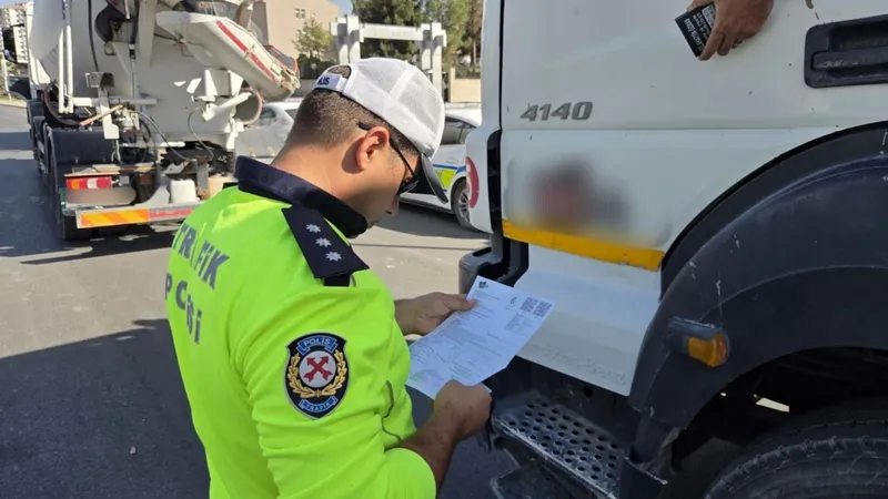 Malatya’da hafriyat kamyonlarına sıkı denetim  